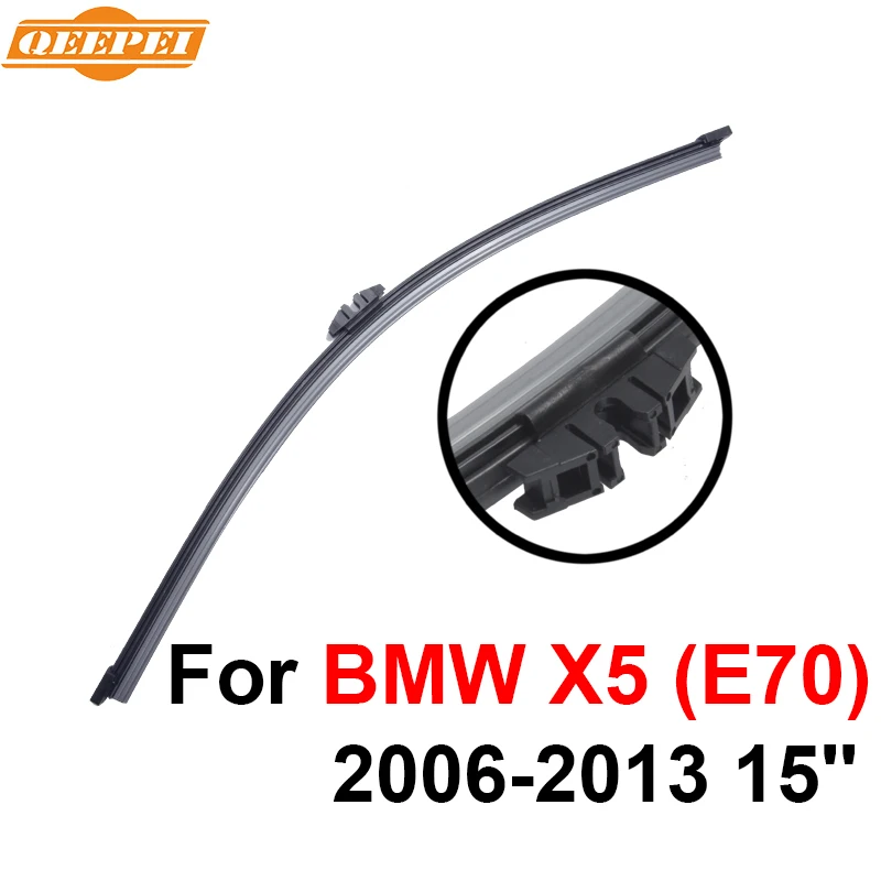 QEEPEI Rear Wiper Blade No Arm For BMW X5 (E70) 2006 2013 15'' 5 door