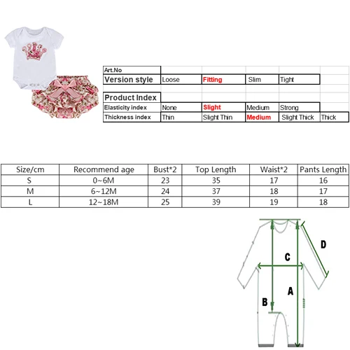 Puseky 2 шт. Корона Одежда для маленьких девочек комплект боди короткие летние Одежда для новорожденных девочек комплект Bebe костюм первый день рождения