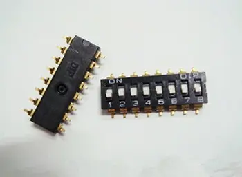 

20PCS 8 bit 16Pin SMT SMD Toggle Switches Pitch 2.54mm Dial Code Switch