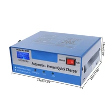 12V/24V Automatic Quick Battery Charger Intelligent Pulse Repair Truck Storage