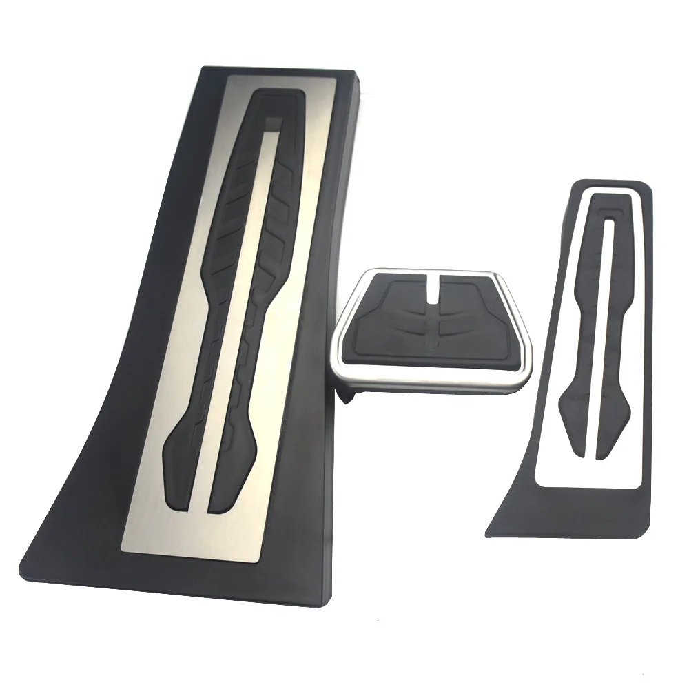 

AT 3PCS Stainless Pedal Manual Transmission Car pedals For BMW X5 X6 F15 E70 E71 E72 2010 2011 2012 2013 2014 2015 2016