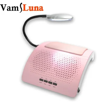 

Nail Vacuum Cleaner With 2 Fan & Light & 2 Dust Collecting Bags Beauty Salon Equipment 45W
