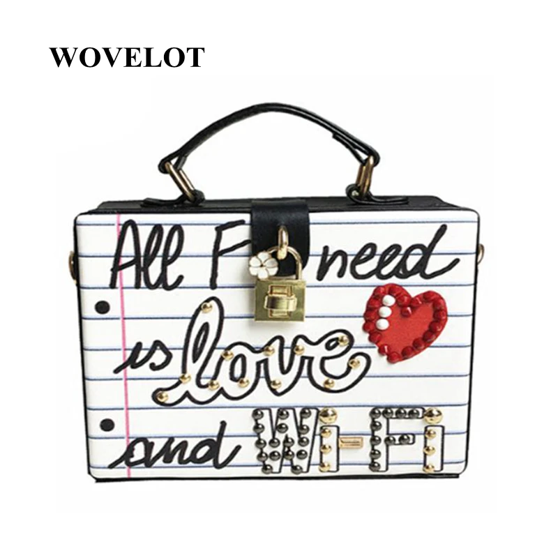 

LJL Fashion letter diamonds pearl rivet box shape casual female handbag Small Square Pack Shoulder Bag Crossbody Package Clutch