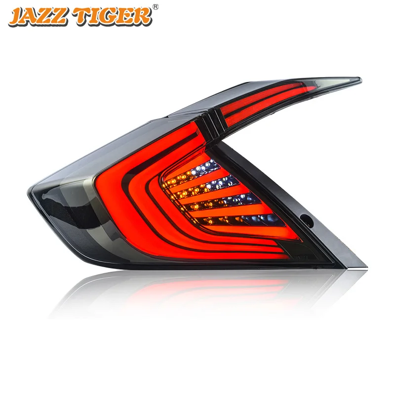 

Car styling For Honda Civic 2016 2017 2018 Led Fog lamp Rear Lamp DRL + Brake + Park + Signal lights Tail Light Assembly