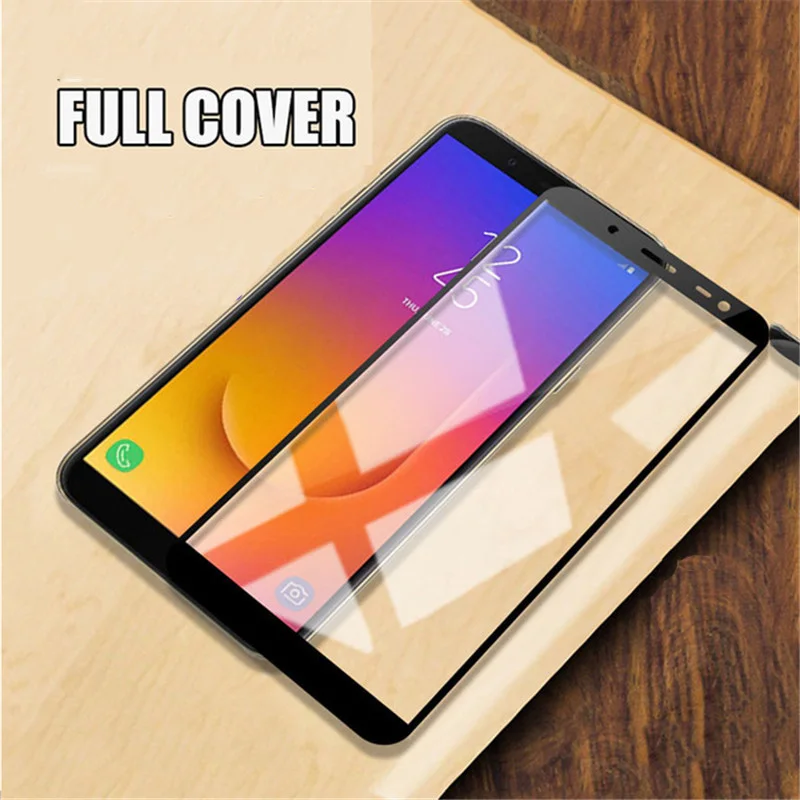 

Full Cover screen protector For Samsung Galaxy J6 J4 plus 2018 Tempered Glass For Samsun Gelaksi J6plus J4plus Protective Film