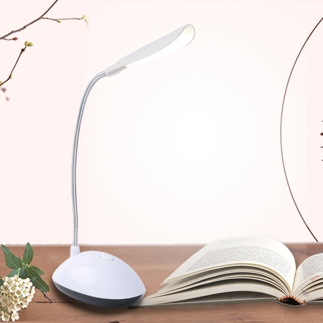 Portable 4 Led Reading Eye Protection Led Desk Lamp Power Mini