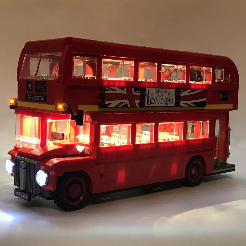 

Led Light For Lego London Bus technic 10258 Bricks Set Compatible 21045 Blocks Toys Model Car London buses Lighting Set