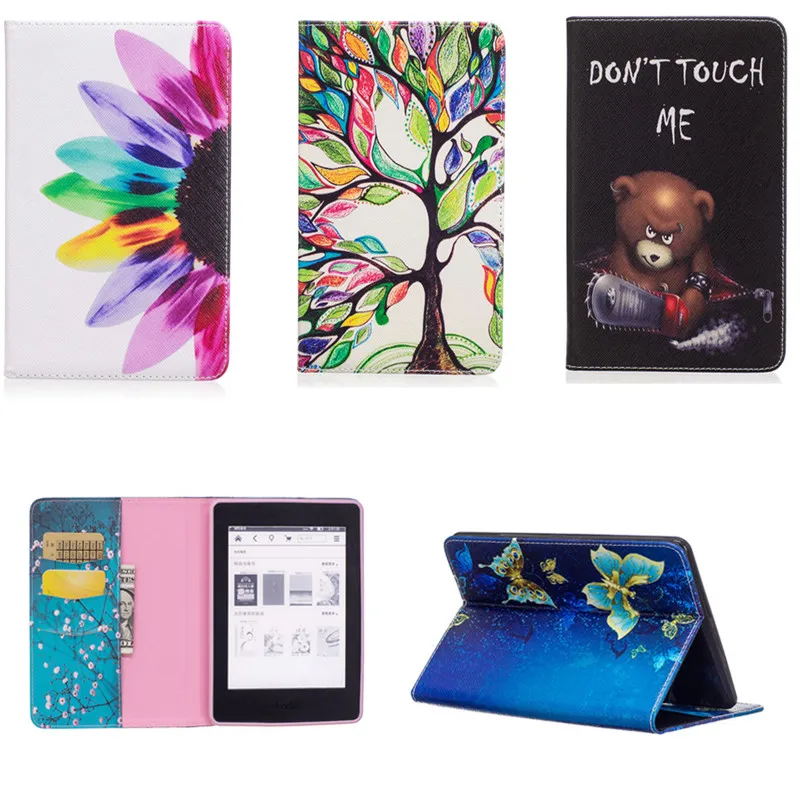 

Fashion Print Cover Case For Amazon kindle Paperwhite 1 2 3 E-Book Folio Funda for 2013 2014 2015 Kindle Paperwhite Ereader