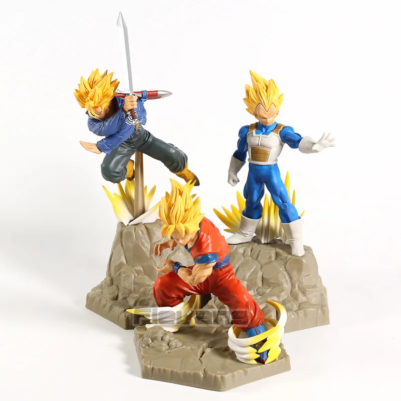 

Dragon Ball Z APF Super Saiyan Son Goku Vegeta Trunks PVC Figure Collectible Model Toy