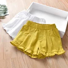 Children Kids Baby Shorts Summer Elastic Cotton Trousers Fashion Baby Five Pants Beach Shorts For Girls Boys