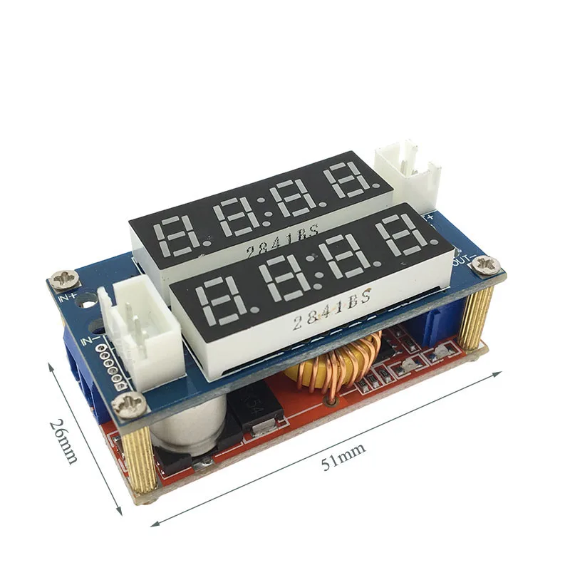 XL4015 5A Регулируемый Мощность CC/CV Шаг вниз зарядки модуль цифровой вольтметр Амперметр Дисплей Светодиодный драйвер для Arduino