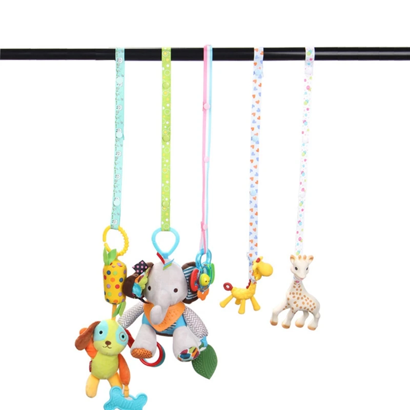 

1pc Baby Anti-Drop Hanger Belt Holder Toys Stroller Strap Fixed Car Pacifier Chain