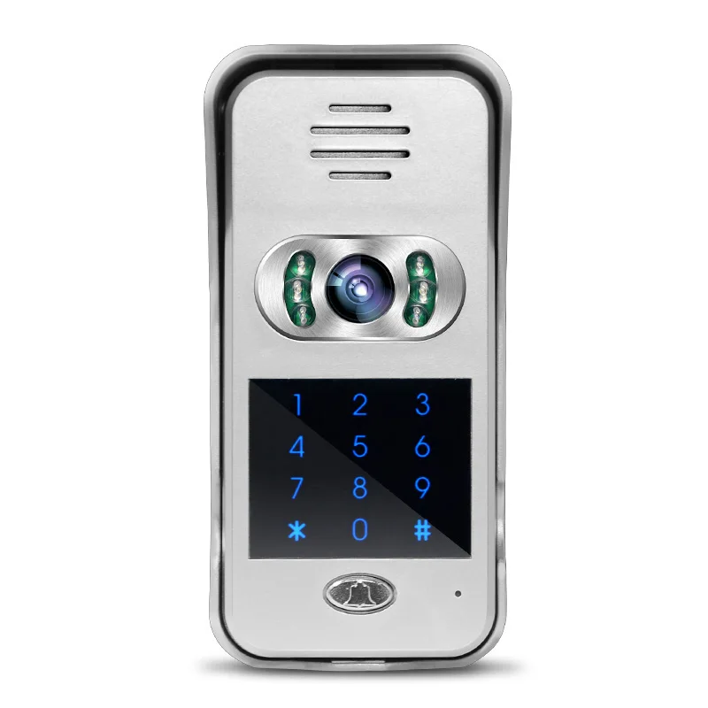 Беспроводной код клавиатуры Wifi 720 P видео домофон системы ИК дверной звонок для