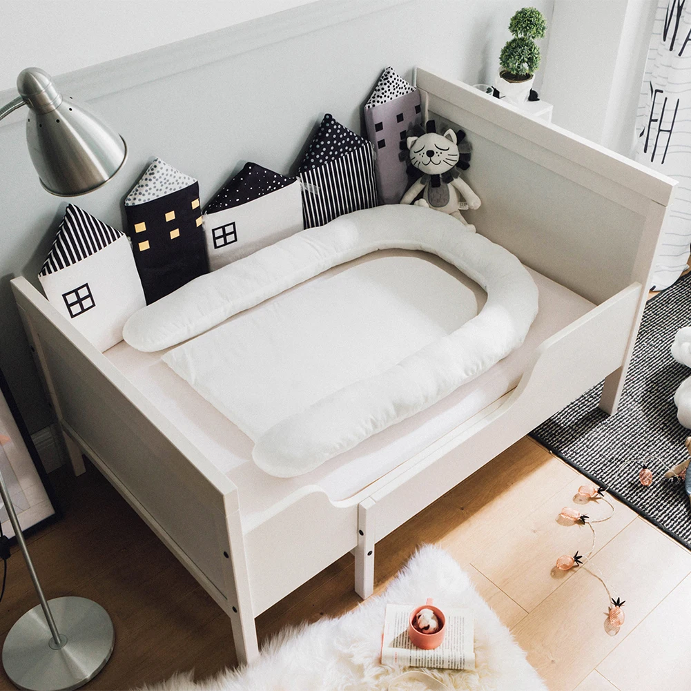 Детское гнездо с рисунком бионическая кровать складные съемные моющиеся портативная детская кроватка многофункциональная туристическая