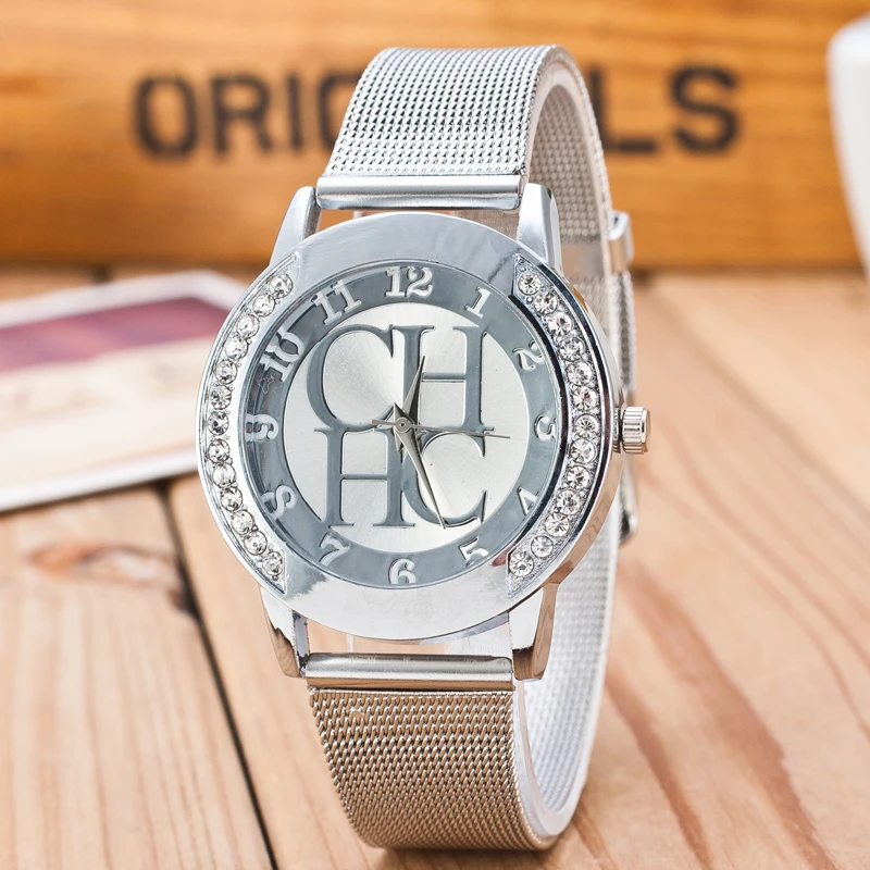 

Women Watches Reloj Mujer Quartz Watch Women Top Brand Luxury Gold Stainless Steel Wrist Watch Ladies Clock Relogio Feminino