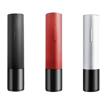 

Electric Red Wine Opener Stainless Steel Case Automatic Corkscrew Rechargeable Wine Bottle Cork Remover