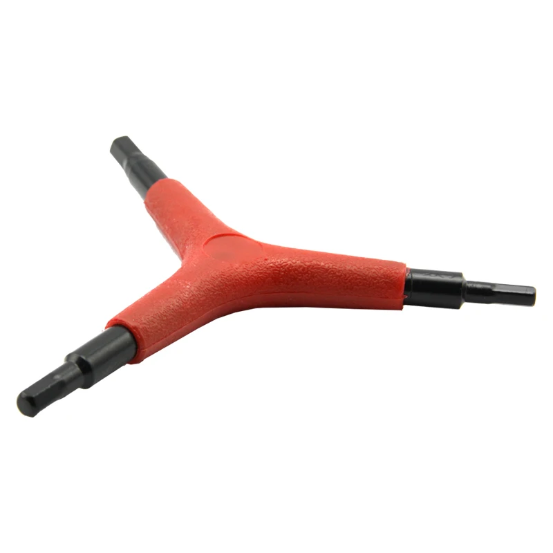 RED LAND Bicycle Bike 3-Way Handle Hex Trigeminal 4mm 5mm 6mm Y Type Socket Wrench RED LAND Bicycle Bike 3-Way Handle Hex Trigeminal 4mm 5mm 6mm Y Type Socket Wrench