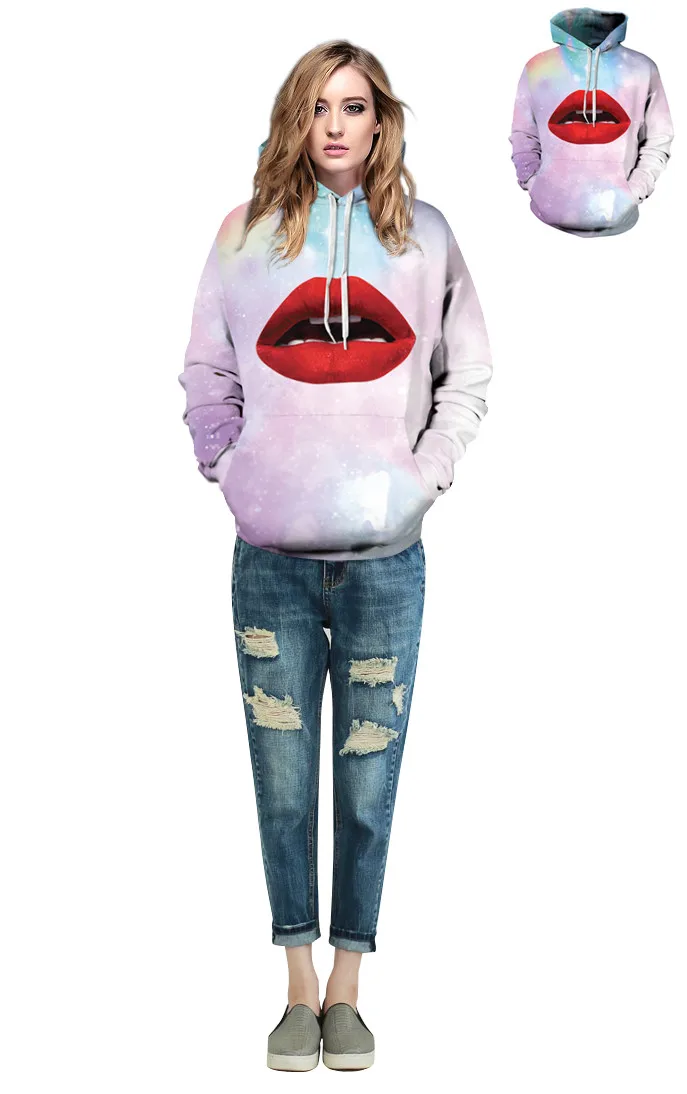 Pink Skateboarding Hoodies Psychedelic Star Hoody Sweatshirt Autumn