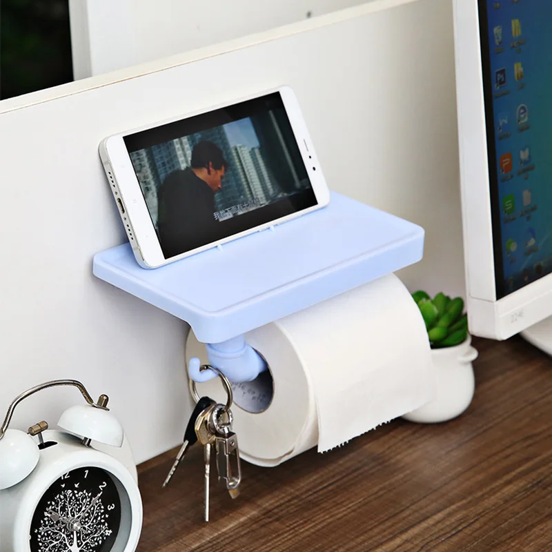 

Toilet Rack Bathroom Paper Mobile Phone Holder With Shelf Bathroom Towel Rack Toilet Paper Holder Tissue Boxes