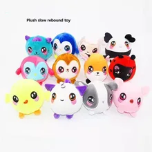 Плюшевый медведь животные мягкие медленно поднимающиеся Kawaii пищащая игрушка для детей против стресса успокаивающий декомпрессионный сжимающий рельеф детская игрушка