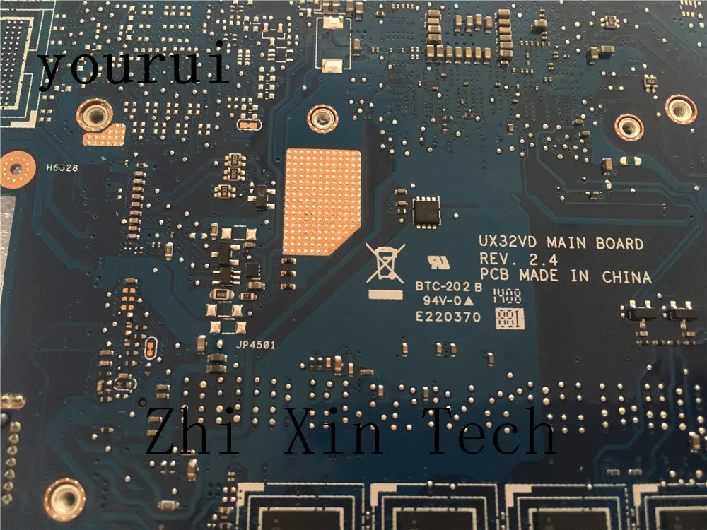  yourui For ASUS original UX32VD UX32A Laptop Motherboard rev 2.4 Processor i5-3337u 4GB RAM Fully T
