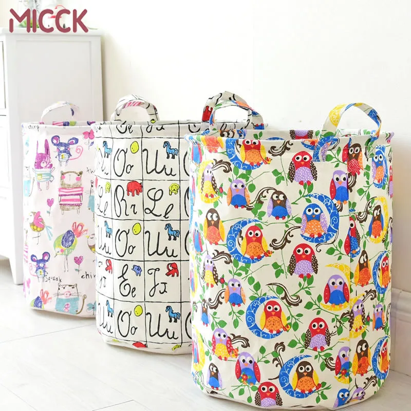 MICCK كبيرة الغسيل سلة للماء القذرة الملابس تعوق اللعب تخزين الغسيل سلة الطفل للطي لعبة تخزين سلة الكتان MICCK كبيرة الغسيل سلة للماء القذرة الملابس تعوق اللعب تخزين الغسيل سلة الطفل للطي لعبة تخزين سلة الكتان