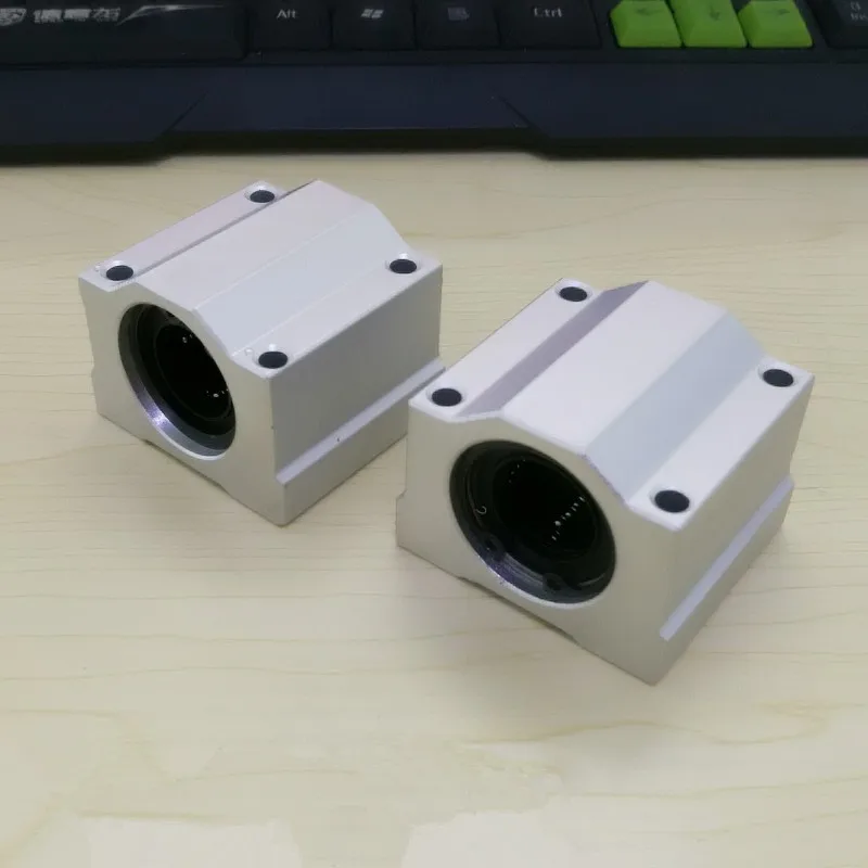 

2 pcs/lot SC16UU SCS16UU 16mm linear ball bearing block pillow block for cnc parts SC16