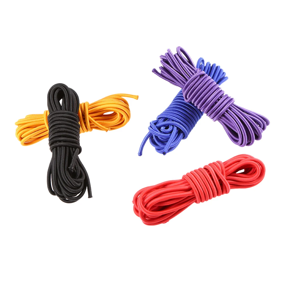 

Strong Elastic Rope 4mm/5mm 5M Kayak Boat Elastic Rope Bungee Cord Stretch String Rope for Camping Tent Awning Kayak Accessories