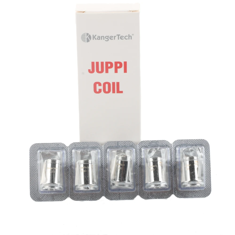 

Original Kangertech JUPPI Coil 0.2ohm Nicr Rewickable NotchCoil Structure features Huge Vapor For Kanger JUPPI Vape Atomizer