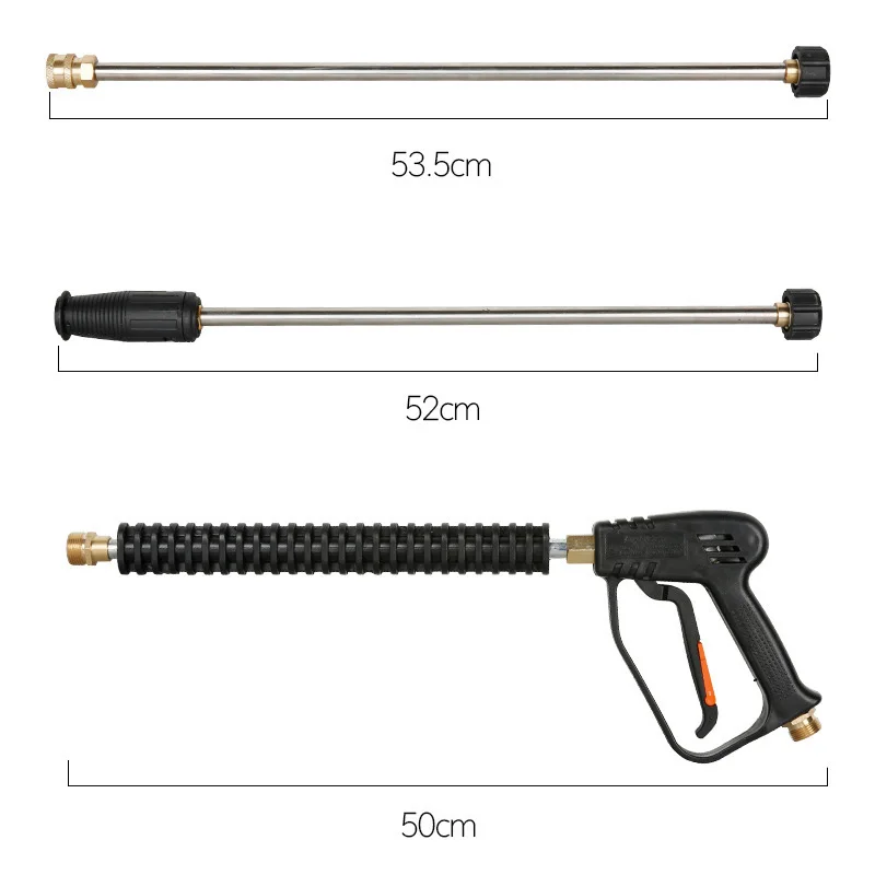 

1Set Car High Pressure Washer-Gun Tube Power Water Jet Washer With 5 Spray Nozzle For Cleaner Watering Lawn Garden