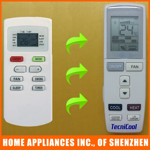 TGM Air Conditioner Remote Control YAD1F Compatible For YX1F YX1FF YX1F2 YX1F2F YT1F YT1FF YB1F2