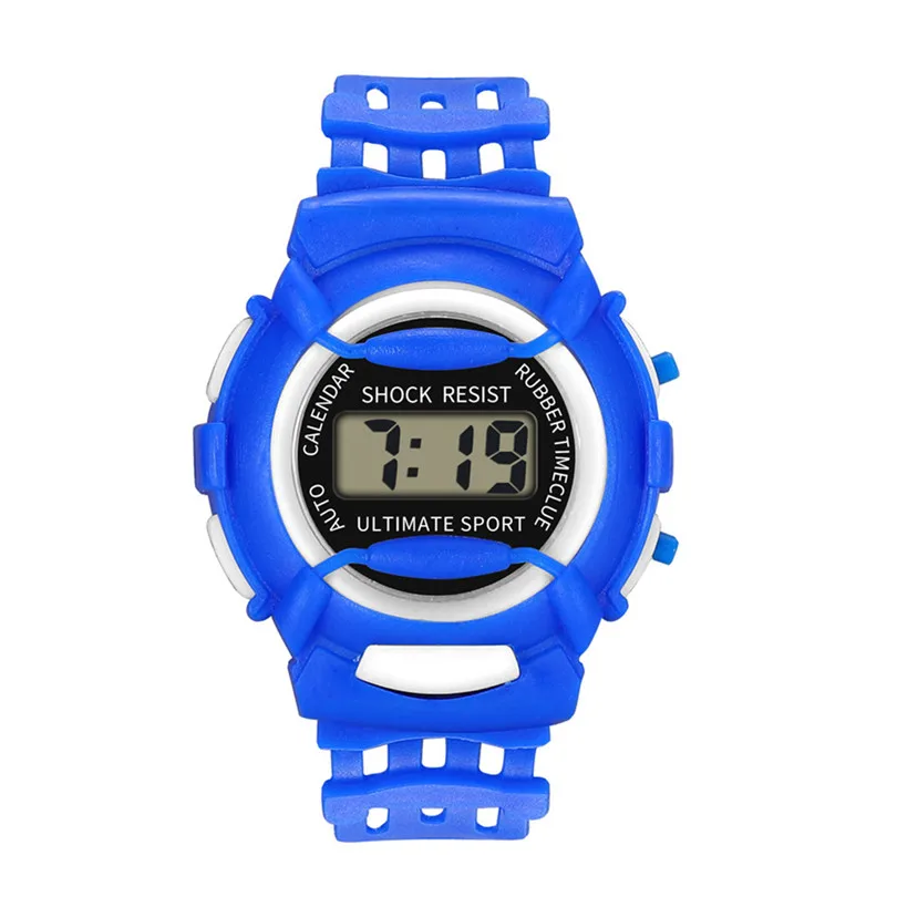 New Fashion Children Girls Analog Digital Sport LED Electronic Smart Waterproof Wrist Watch watch Ladybug hour baby clock #4m15 (9)
