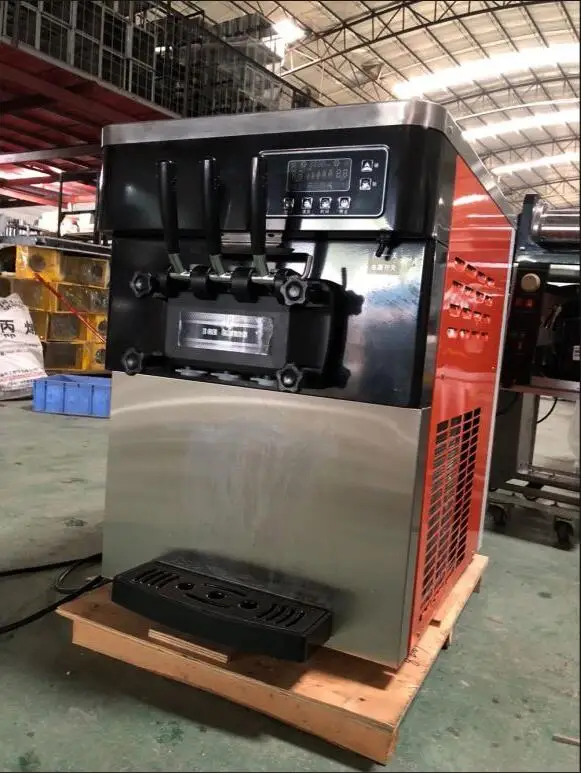 US $1.120.00 Free shipping 28 LH soft ice cream machine table top soft serve ice cream machine with high quality