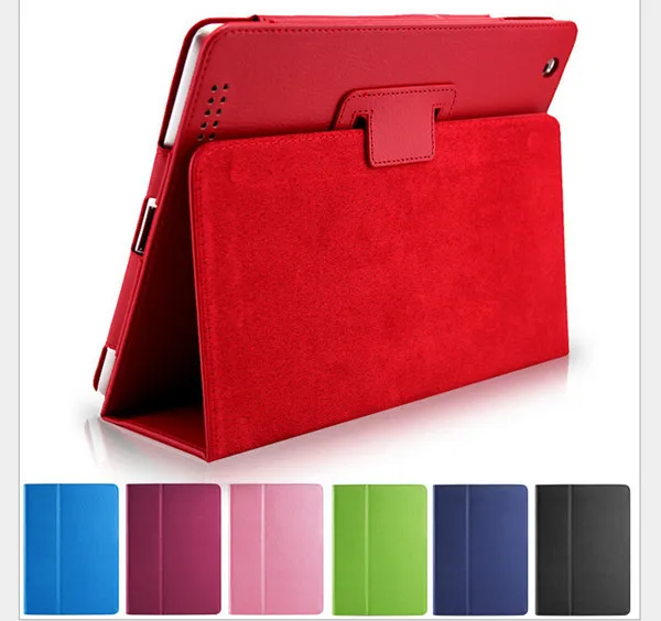 

Matte Litchi Surface Flip PU Leather Case for apple Ipad Mini 1 2 3 with Retina Smart Stand Magnetic Sleep Wake UP Pouch Cover