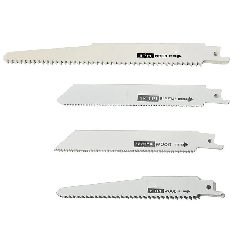New 10pcs Reciprocating Saw Blades Carbide Woodworking Tool Metal Cutting Power Tools Accessories