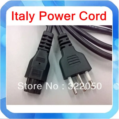 Wholesale AC Power Cord 3pin Italy Plug For PC Note Book Supply 1pc |