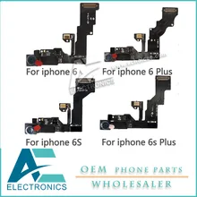 Для iPhone 6 6 plus 6s Plus 6s plus 6s p фронтальная камера объектив фронтальная камера гибкий кабель аксессуары пучки