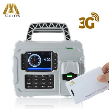 

Standalone Waterproof S922 TCP/IP Built-in Battery 126KHz RFID Card Fingerprint Time Attendance With 3G Function