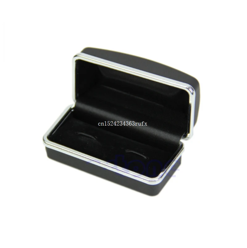 

60 Pcs Cufflinks Box Storage Boxes Jewelry Cuff Links Gift Boxes Jewelry Boxes Black Stainfinished Storage Dispaly Organizer