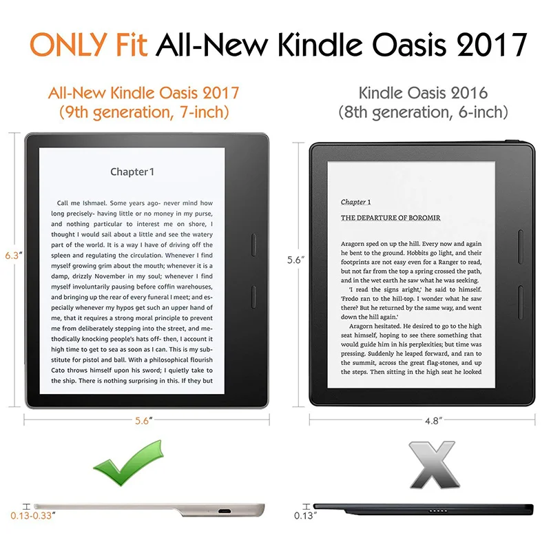 Funda Estuche Case For Kindle Oasis 2/3 2017 Protect