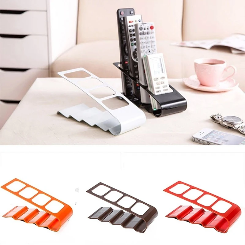 Remote Control Rack Remote Control Storage Shelf Phone 4 Grid Position Plastic Creative Remote Control Holder Exquisite Remote Control Rack Remote Control Storage Shelf Phone 4 Grid Position Plastic Creative Remote Control Holder Exquisite