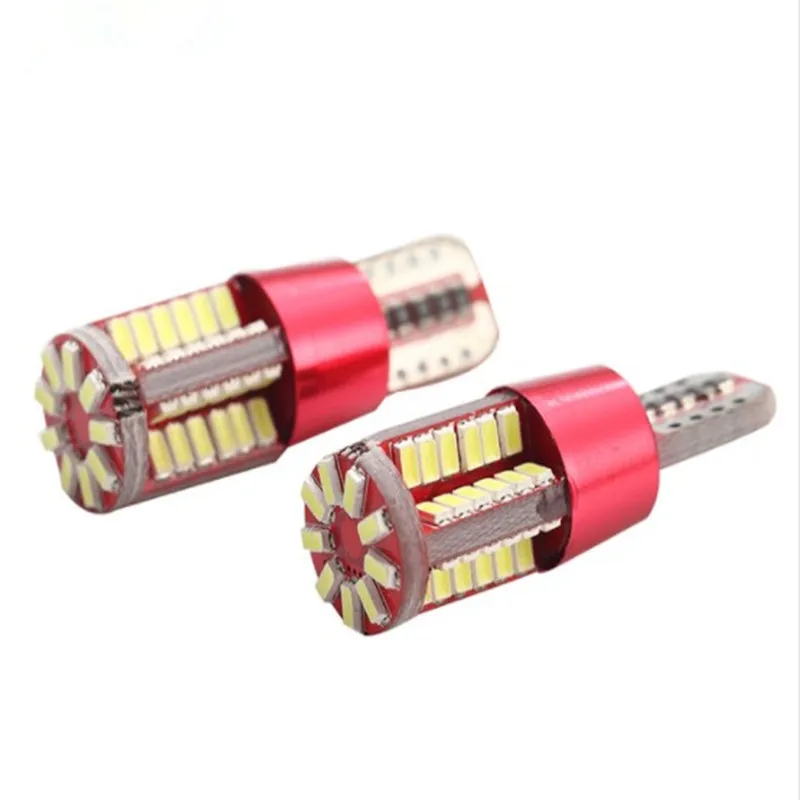 T10 168 192 W5W 57 SMD 3014 Светодиодный Canbus без ошибок габаритный автомобильный фонарь парковочная лампа 57smd мотор клиновидная лампа белый красный синий зеленый желтый