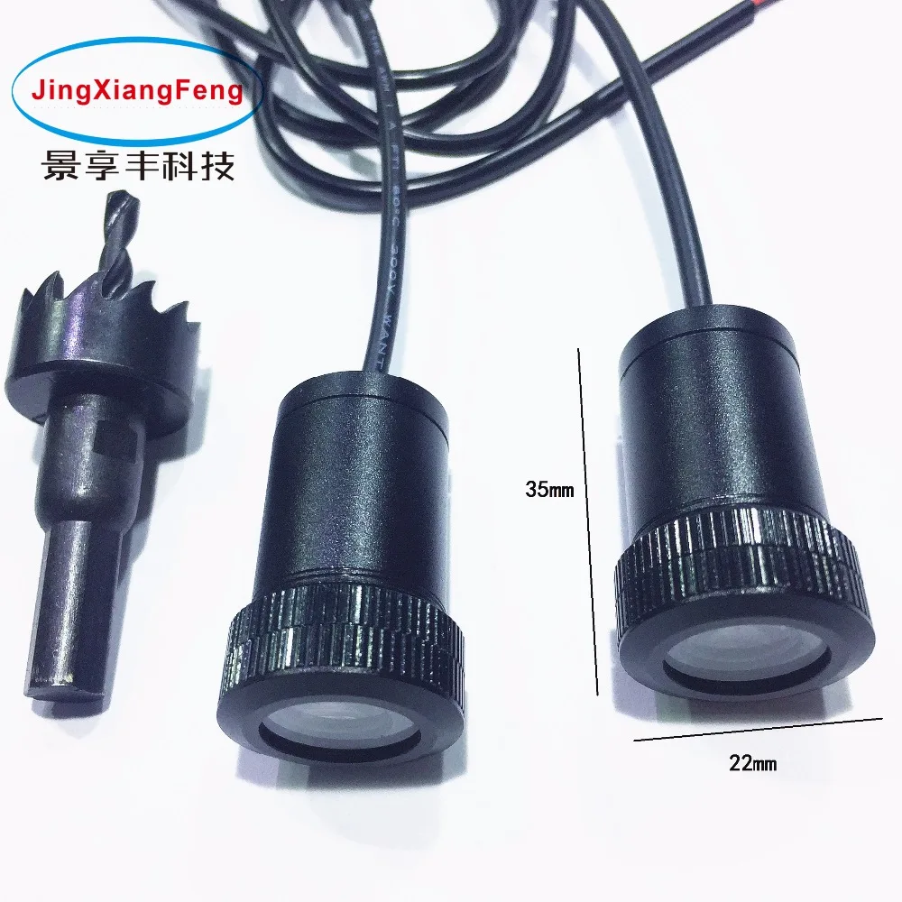 حالة jingxiangfeng لفورد ل alfa romeo باب السيارة ترحيب ضوء شعار شبح ظل ضوء شعار سيارة أدى ليزر العارض