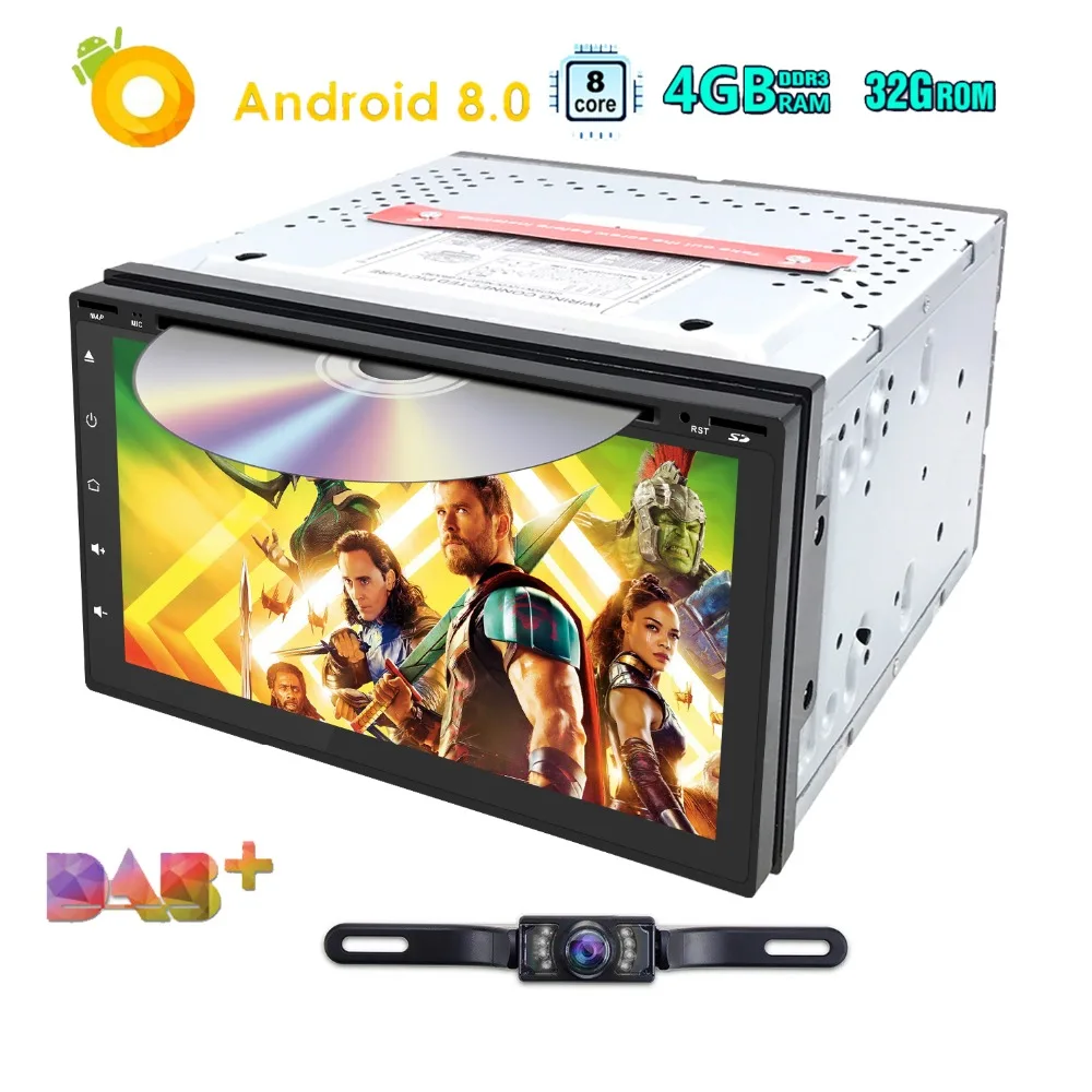 

2Din Android8.0 Universal Car DVD Player GPS Navigation Map WIFI4G BT Radio Player Multimedia For Honda Nissan VW BYD TOYOTA KIA