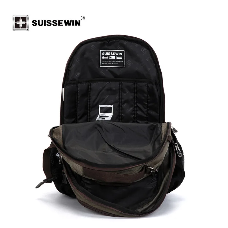  swiss black 8810 sac a dos usb 17 business travel laptop Backpack mochila male backpacking Laptop B