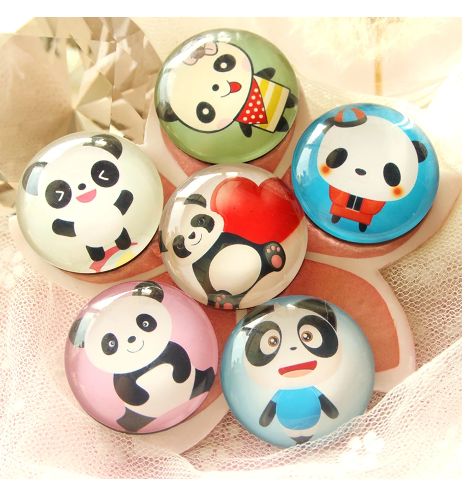 panda cartoon Fridge Magnets 04