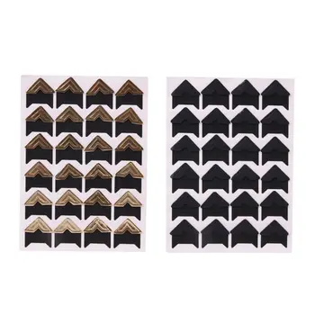 

10 Sheets Photo Corners Self Adhesive Stickers, Photo Mounting Paper Corner Stickers for DIY Scrapbook Albums