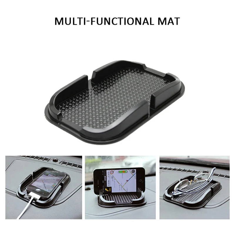 

Multifunction Car Silicone Anti-Slip Mat Dashboard Mobile Phone MP3 GPS Sunglasses Holder Mount Bracket Non-Slip Sticky Pad 1pcs