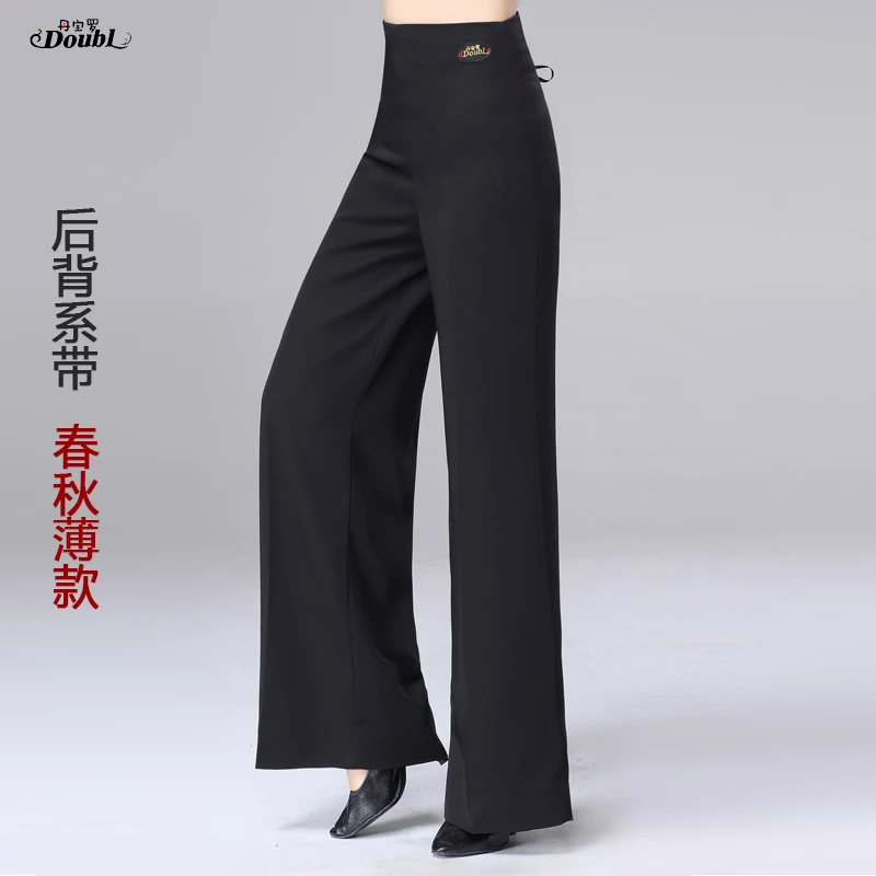 thin style Бальные Танцевальные Брюки женские Танго вальс танцевальные костюмы женские Бальные Танцевальные штаны - Цвет: thin style