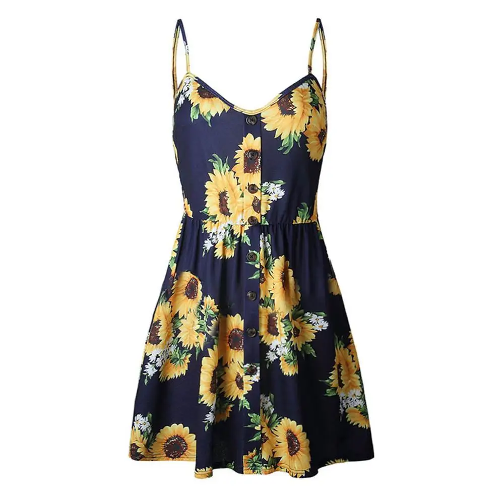 pineapple print sundress